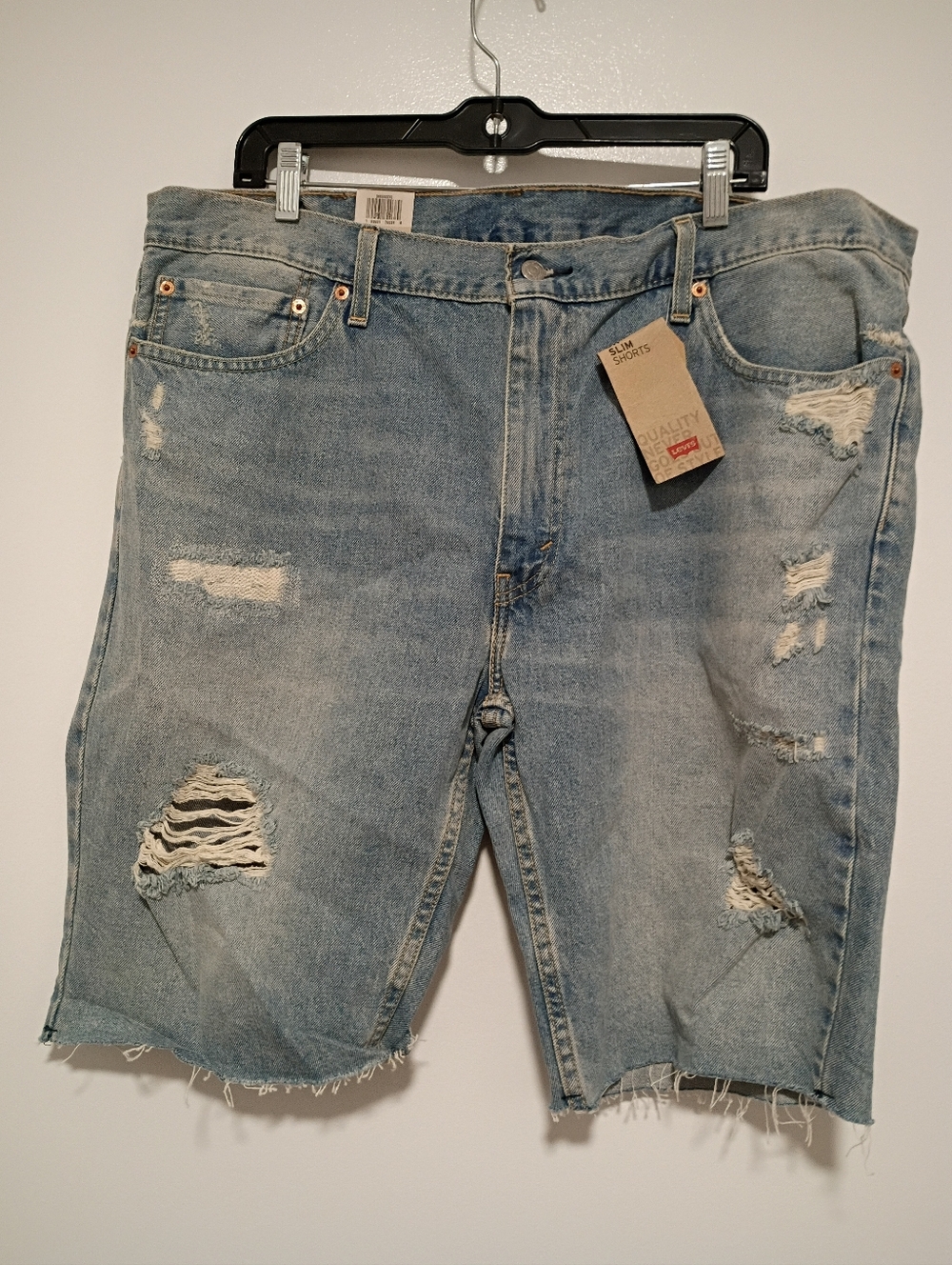Levis 511 Mens Size 40 Distressed Cutoff Style Shorts